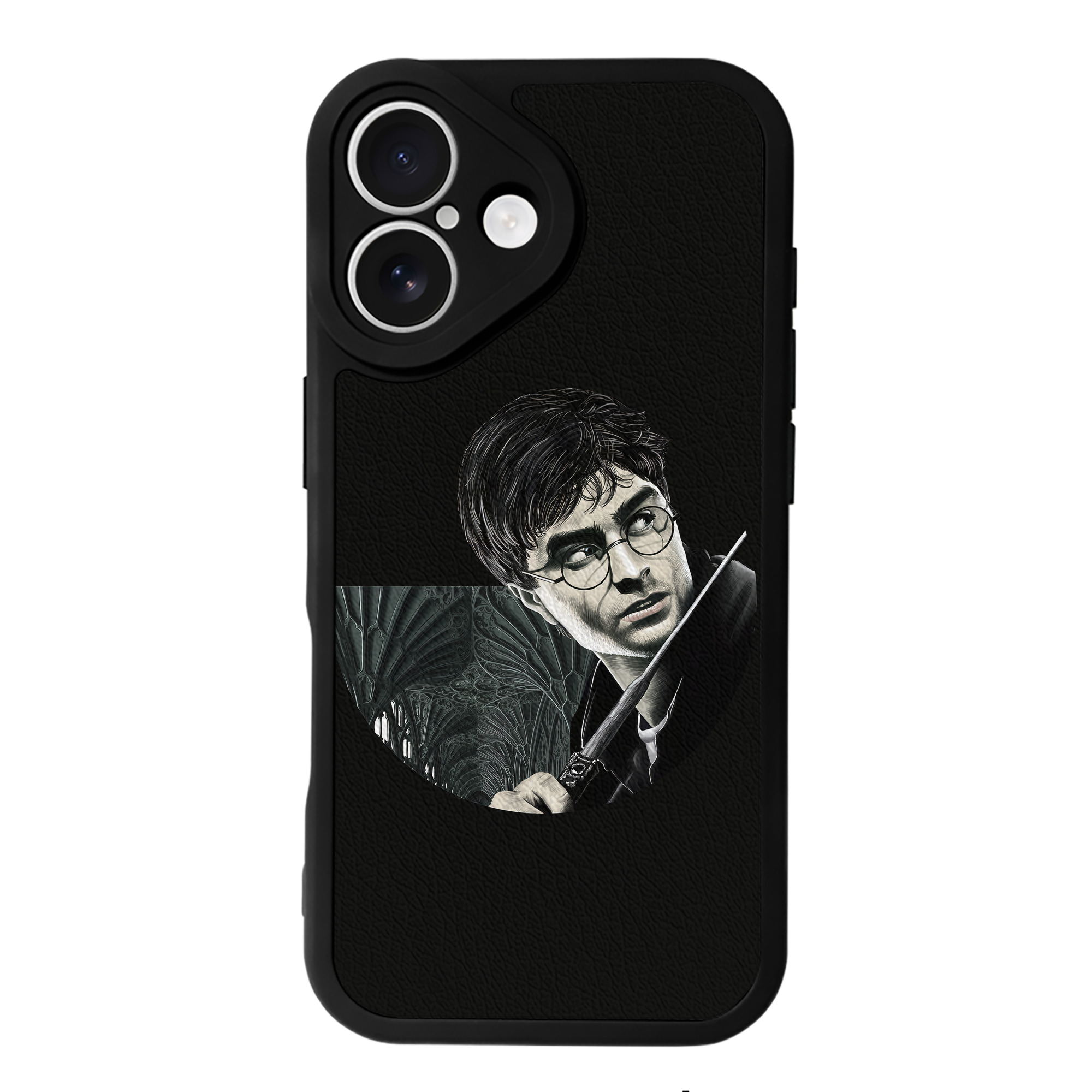 （画像用） Harry Potter ハリー・ポッターシリーズ 【iPhone 16シリーズ対応】シリコンスマホケース（レザー調） 材質：シリコン